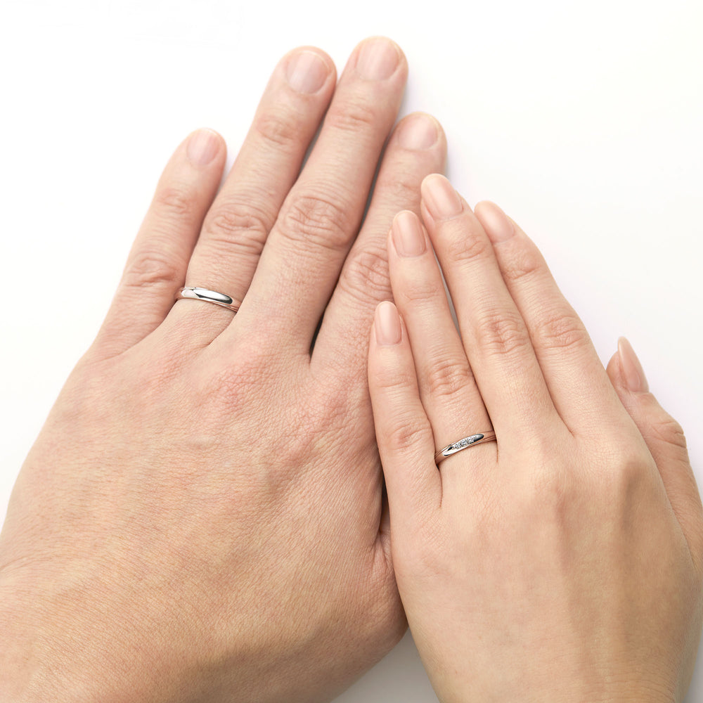 ノートル リアン リュクスプラチナ997 マリッジリング (AMSR0056)