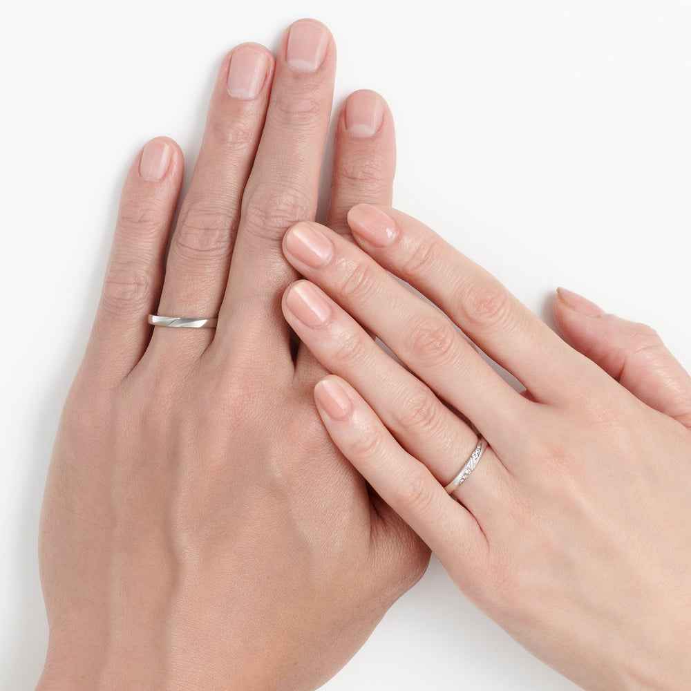 フレーヴ マリッジリング (ダイヤモンド AM_R0125)