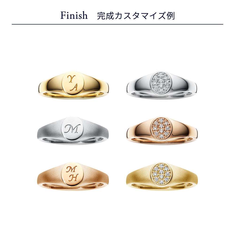 パーソナライズド リング マリッジリング (AM_R1003)